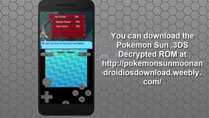 Pokemon Sun Télécharger + 3DS Emulateur pour Android