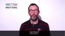 Législatives 2017. Loïc Duprat : 3e circonscription du Finistère (Brest rural)