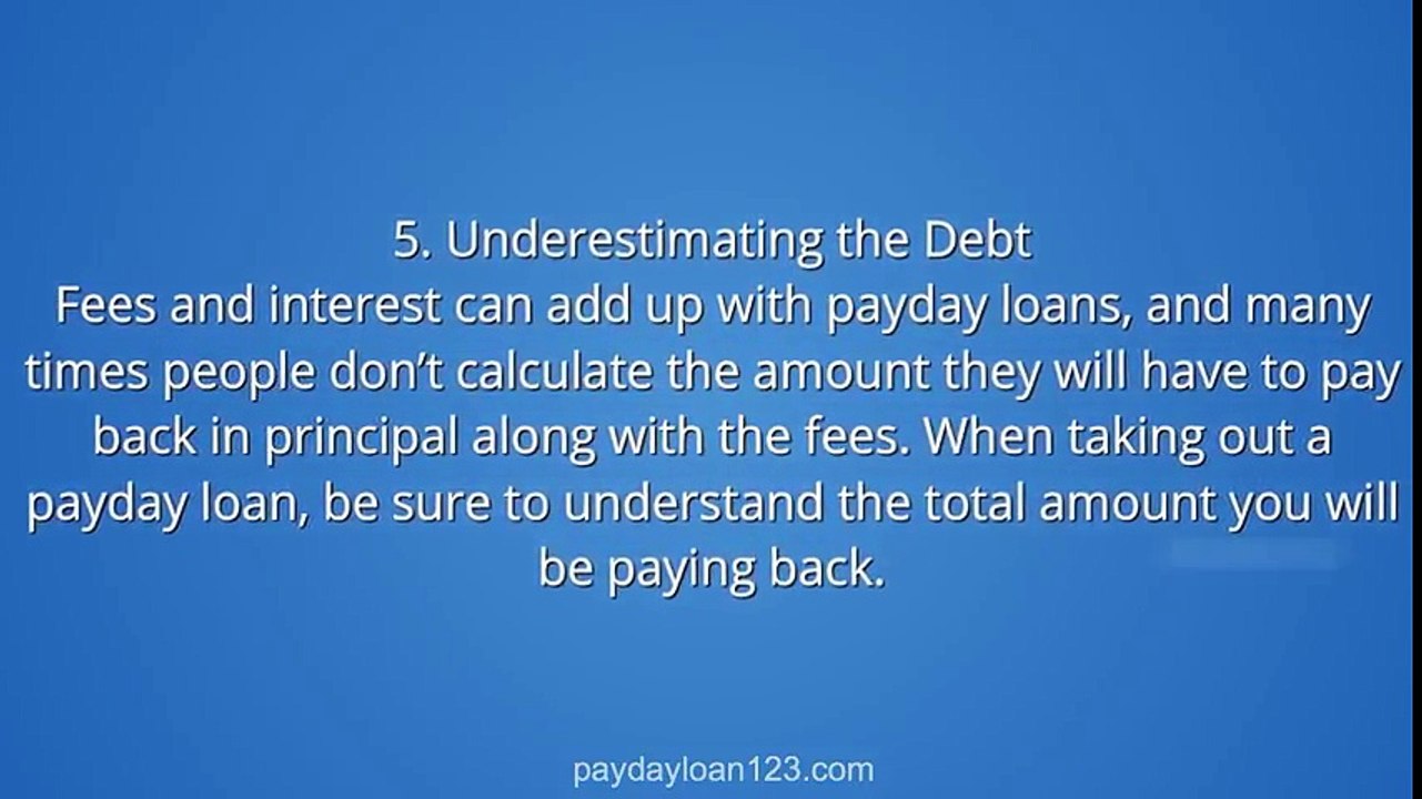 Top 5 Things to Avoid When Applying for a Pay Day Loan (Texas Payday Loans)