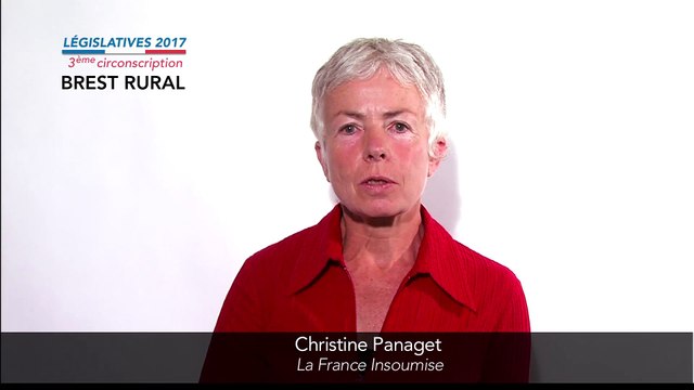 Législatives 2017. Christine Panaget : 3e circonscription du Finistère (Brest rural)
