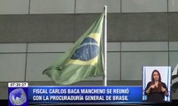 Fiscal Carlos Baca Mancheno se reunió con la procuraduría de Brasil
