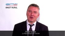 Législatives 2017. Didier Le Gac : 3e circonscription du Finistère (Brest rural)