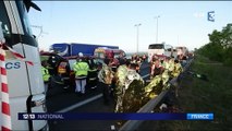 Nord : accident sur l'autoroute A16 entre un autocar et un poids lourd