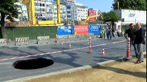 Beşiktaş'ta Yol Çöktü