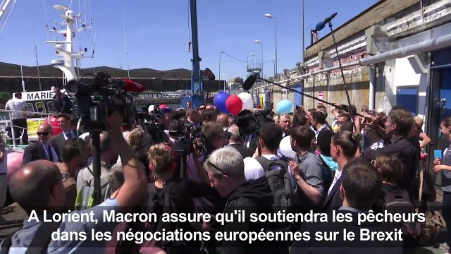 Macron défendra les pêcheurs dans l'après-Brexit