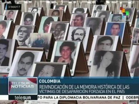 Colombia: realizan acto por la reivindicación de los desaparecidos