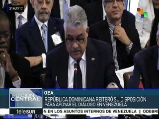 Rep. Dominicana reitera disposición a apoyar el diálogo en Venezuela