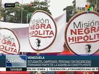 Venezuela: cientos celebran inicio de inscripciones para Constituyente