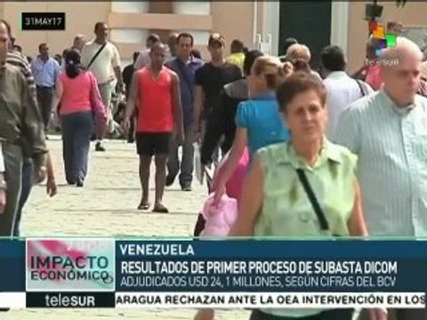 Venezuela: resultados de primer proceso de subasta DICOM