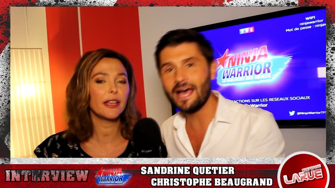 VIDÉO - Ninja Warrior 2 : Interview, sans filtre, de Sandrine Quétier et Christophe Beaugrand