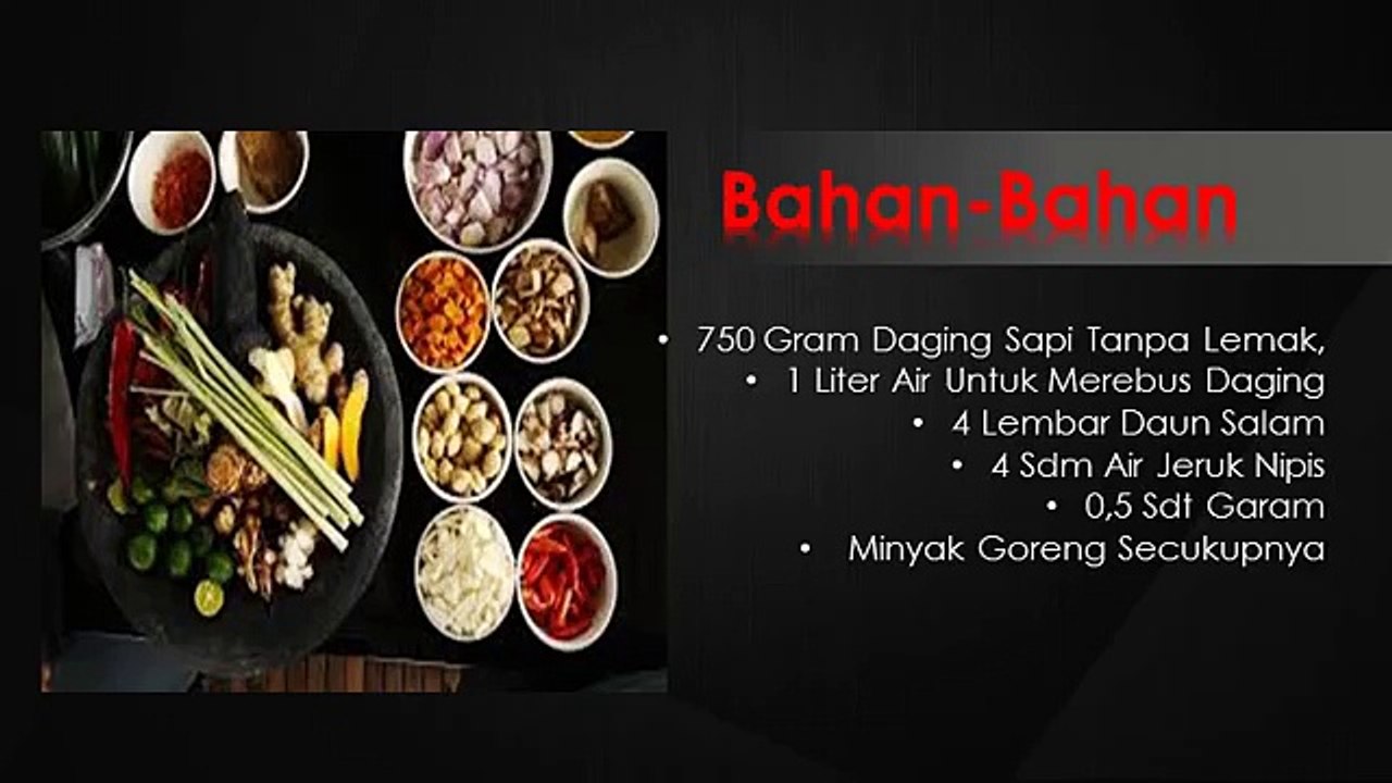 12.Resep Dendeng Balado Enak, Praktis dan Sederhana - Resep Masakan Indonesia Sehari-Hari