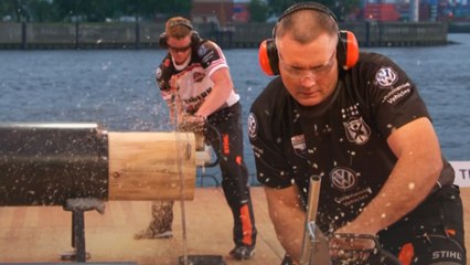 There's a lumberjack competition and it's absolutely ridiculous