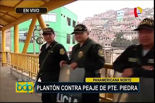 Panamericana Norte: empieza plantón contra peaje de Puente Piedra