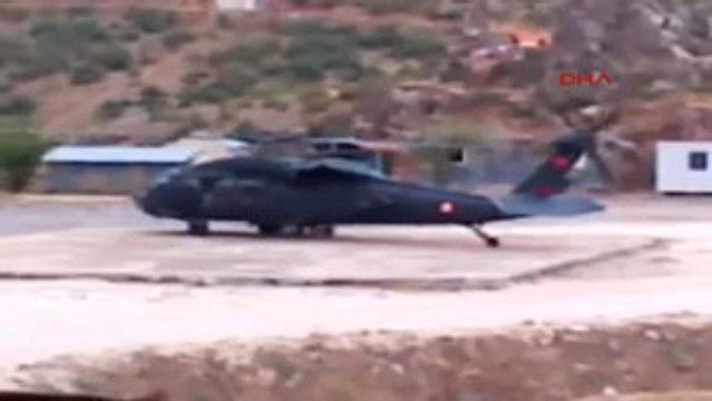 Sikorsky S-70 Tipi Helikopter, 2012'de Lice'de Tele Takılarak Düşmüştü