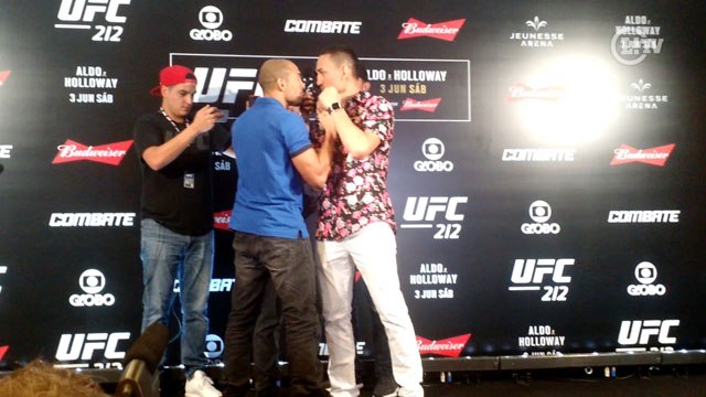 Veja as encaradas das principais lutas do UFC Rio com Aldo x Holloway