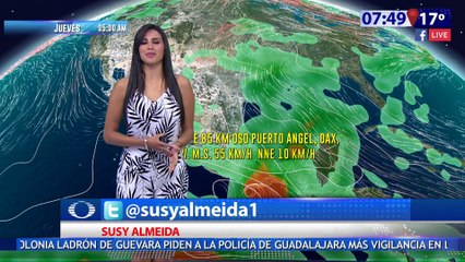 Susana Almeida Pronostico del Tiempo 1 de Junio de 2017