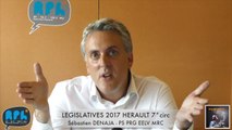 ELECTIONS LEGISLATIVES 2017 - Sébastien DENAJA - AGDE - SETE - 7° CIRCONSCRIPTION - RPH L'INDECAPANT
