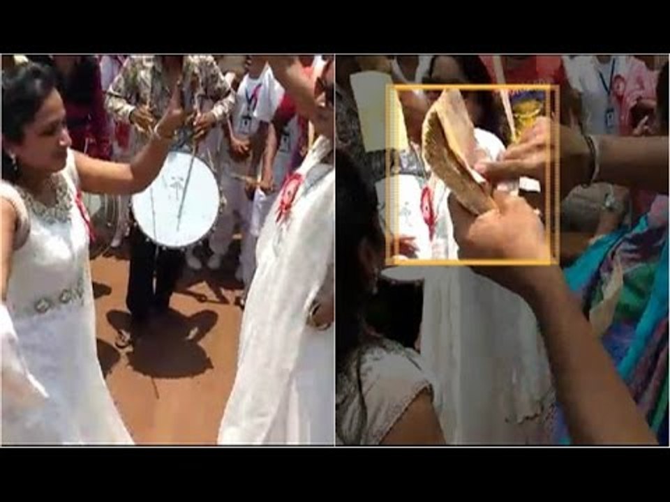Notes Showered On Nurse Who Were Dancing at Bidar