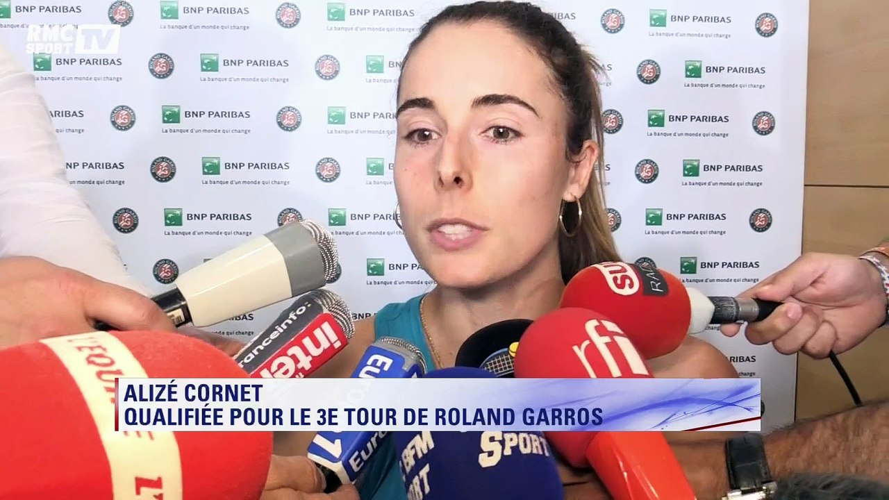 Roland Garros – Cornet : "C’est plaisant d’avoir ce niveau de jeu"