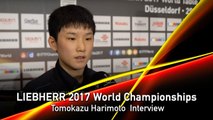 2017 World Championships | Tomokazu Harimoto Interview