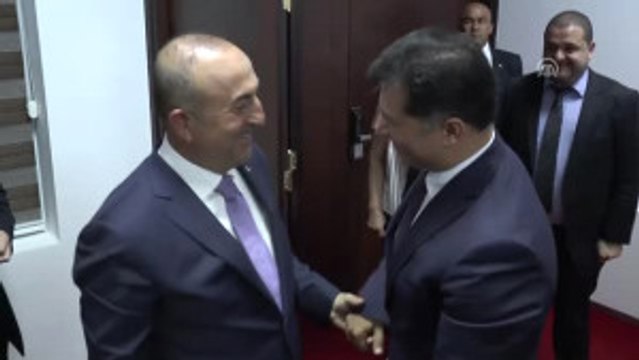 Dışişleri Bakanı Çavuşoğlu, KKTC Başbakanı Özgürgün Ile Görüştü - Lefkoşa
