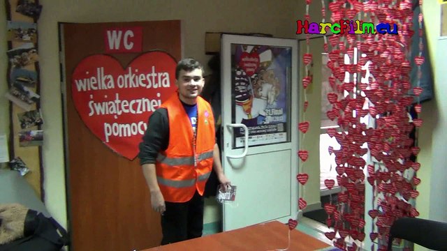 WOŚP 2013- XXI Finał Mielec Sztab przy Hufcu ZHP Mielec w dniu finału lokal sztabu,