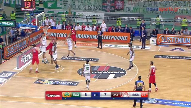 Η επιβλητική τάπα του Μπουρούση στον Πρίντεζη - Παναθηναϊκός vs Ολυμπιακός - 01.06.2017