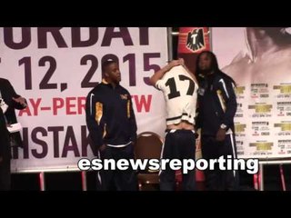 tmt uzbekistan fighter sanjar rachmanov weigh in and faceoff - EsNews