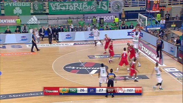 Το εντυπωσιακό κάρφωμα του Τζέιμς Γκιστ - Παναθηναϊκός vs Ολυμπιακός - 01.06.2017