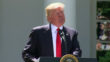 Trump says US to withdraw from Paris climate deal