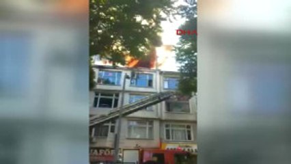 Konya Çatı Katında Yangın Paniği