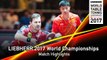 2017 World Championships Highlights | Ma Long/Timo Boll vs Achanta S. Kamal/Sathiyan G. (Round 2)