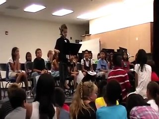 5th Grade Student Council President Speech FUNNY Sundrop Dance !!!