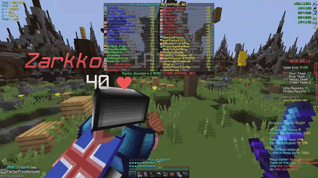 Minecraft pvp