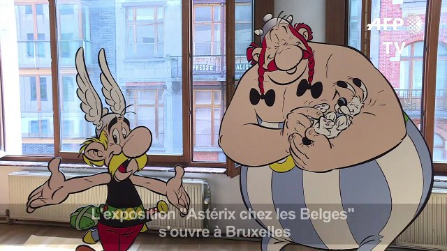 L'exposition Astérix chez les Belges s'ouvre à Bruxelles