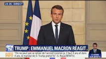 Macron: Trump a commis 