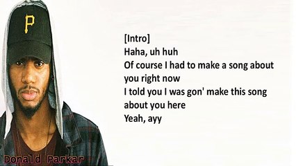 Bryson Tiller - You Got It Lyrics