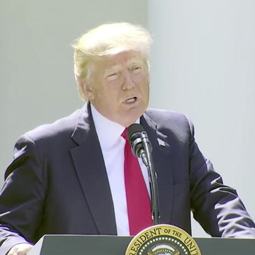 President Trump's speech on the Paris accord, in less than 90 seconds