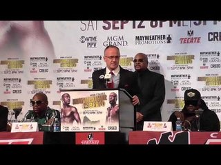 mayweather vs berto press conference - EsNews boxing