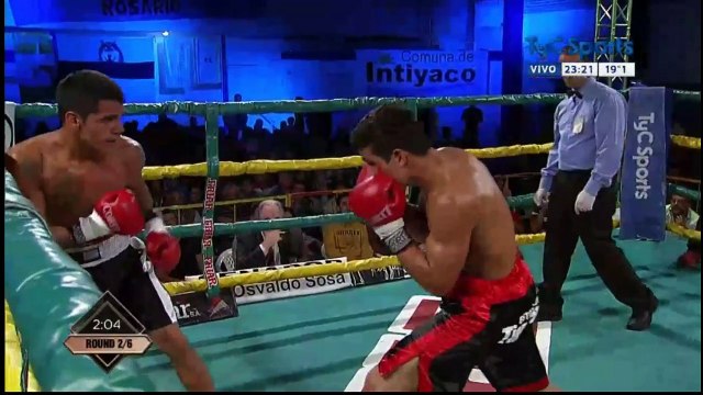 Gustavo Daniel Lemos vs Carlos Andres Chaparro (18-03-2017) Full Fight