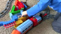 Thomas and Friends Wooden Railway _ Thomas Train and Lego Duplo Playtime