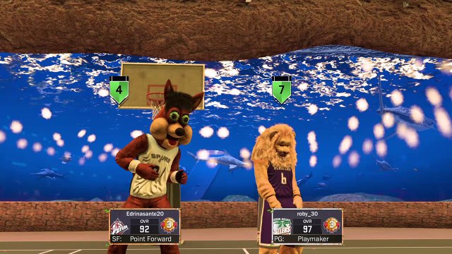 NBA 2K17 2 Mascots