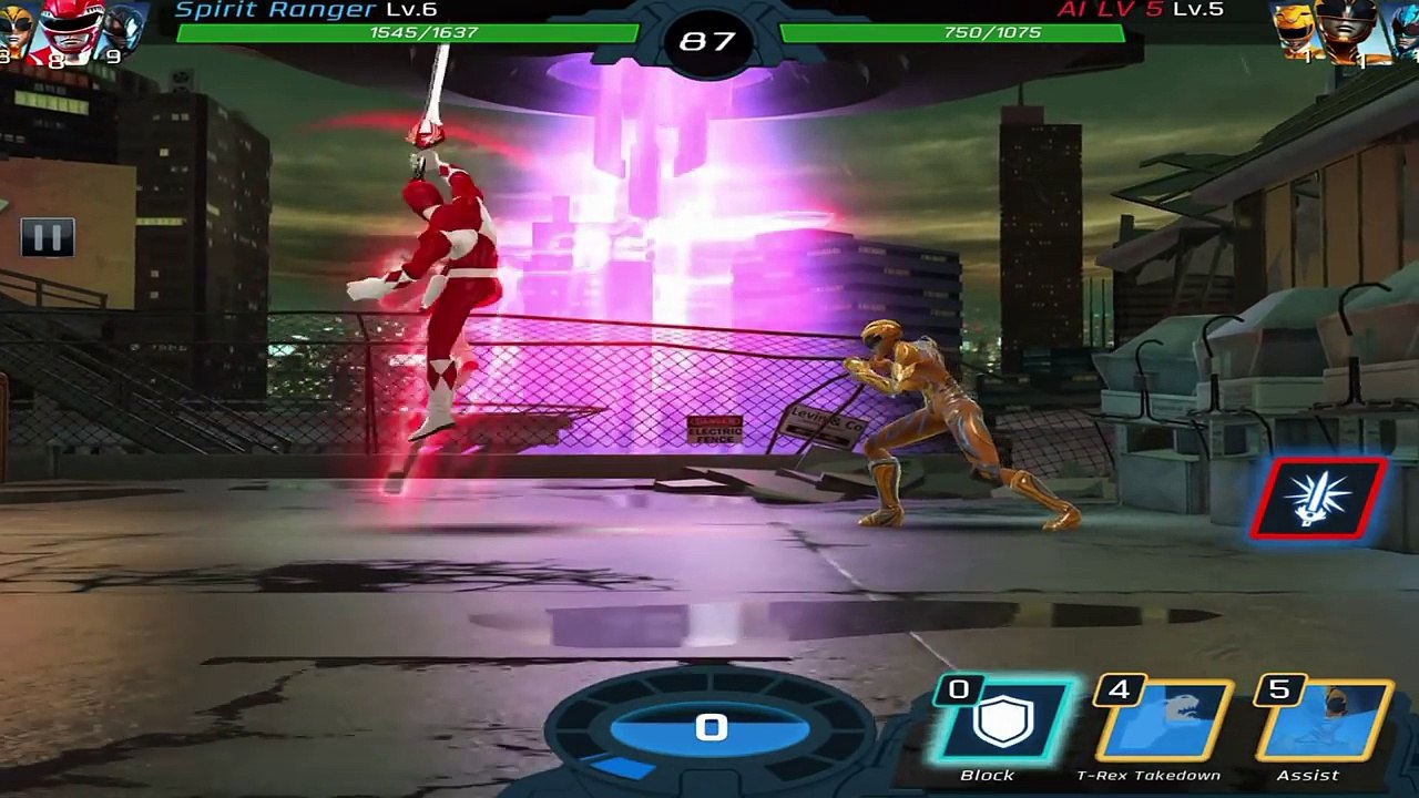 Power Rangers Legacy Wars - All Characters Gameplay (Power Rangers Movie)