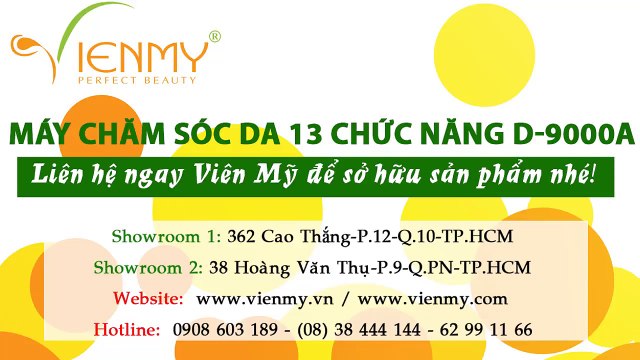 (8) Máy chăm sóc da 13 chức năngcần thiết cho Spa - D9000A tại Viên Mỹ