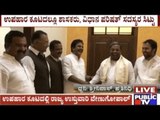 State Incharge Venugopal & Other Congress Leaders Visit CM's Residence For Breakfast