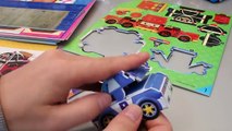 Police Car Ambulance Robocar Poli Papercraft Paper Kit Toy Surprise Eggs