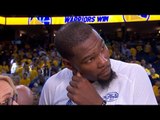 Kevin Durant Postgame Interview | Cavaliers vs Warriors | Game 1 | June 1, 2017 | 2017 NBA Finals