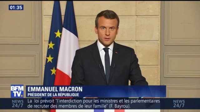 Accord de Paris: le discours en anglais d'Emmanuel Macron