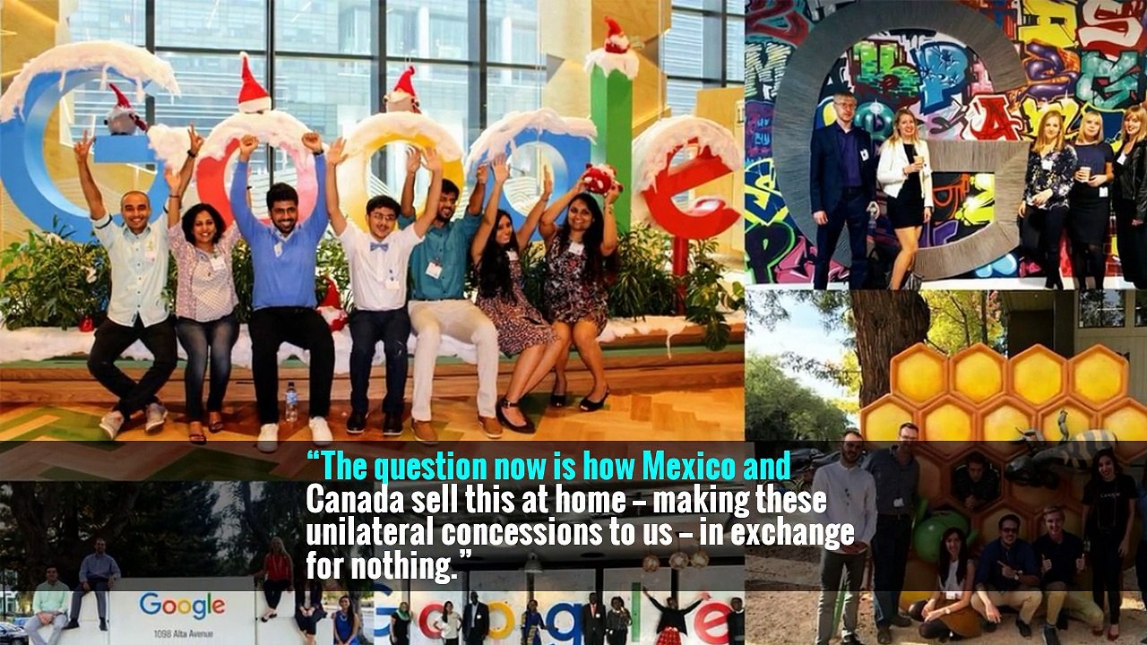 “The question now is how Mexico and Canada sell this at home — making these unilateral concessions to us — in exchange for nothing.”