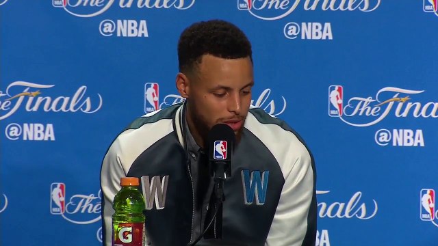 【NBA】Stephen Curry Kevin Durant Postgame Interview 2 Cavs vs Warriors Game 1 2017 NBA Finals